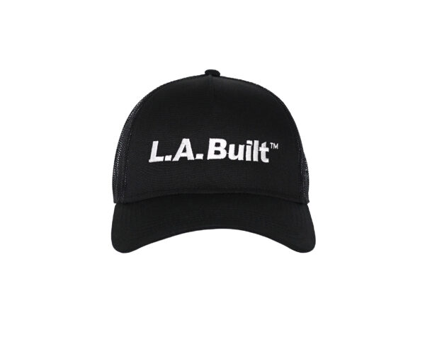 L.A. Built Logo Embroidered Cap Middle - Blk/Wht