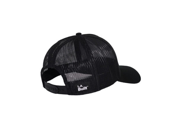 L.A. Built Logo Embroidered Cap Middle - Blk/Wht - Image 5