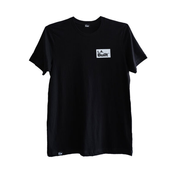 L.A. Built White Box Left Logo T-Shirt