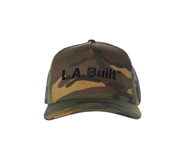 Los Angeles Built Logo Embroidered Cap Middle - Camo/Blk