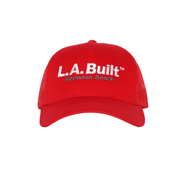 L.A. Built Logo Embroidered Cap Middle - Hermosa Beach - Red