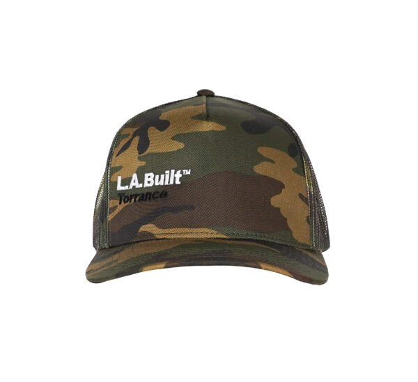 L.A. Built Logo Embroidered Cap - Torrance - Camo/Wht