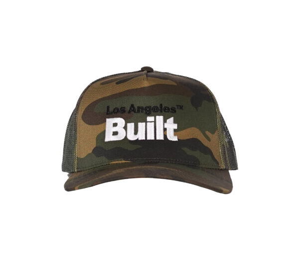 Los Angeles Built Logo Embroidered Cap Middle - Camo/Wht