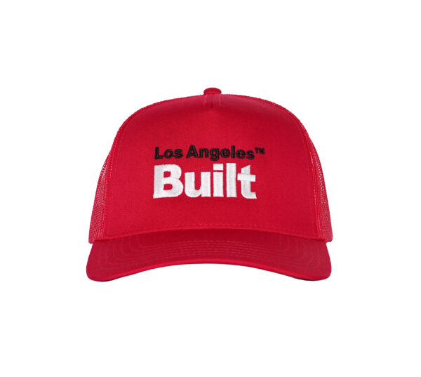 Los Angeles Built Logo Embroidered Cap - Middle - Red/Wht/Blk