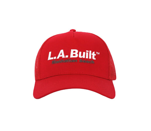 L.A. Built Logo Embroidered Cap Middle - Manhattan - Red