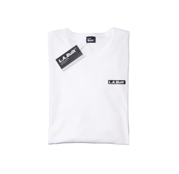 L.A. Built Small Black Box Left Logo T-Shirt - Image 2