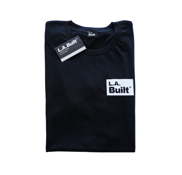 L.A. Built White Box Left Logo T-Shirt - Image 2