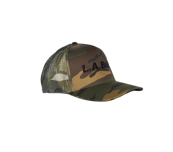 Los Angeles Built Logo Embroidered Cap Middle - Camo/Blk - Image 2