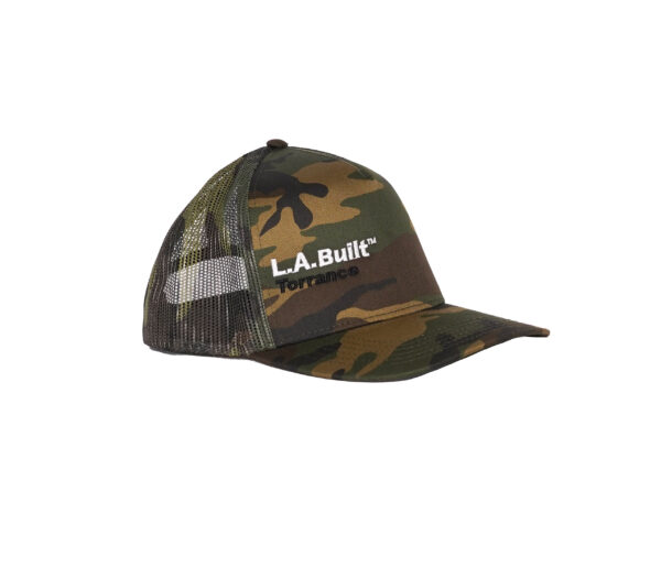 L.A. Built Logo Embroidered Cap - Torrance - Camo/Wht - Image 2