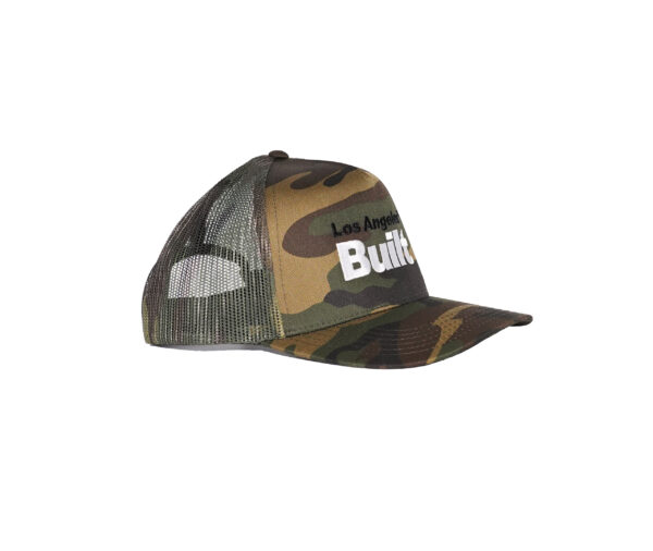 Los Angeles Built Logo Embroidered Cap Middle - Camo/Wht - Image 2