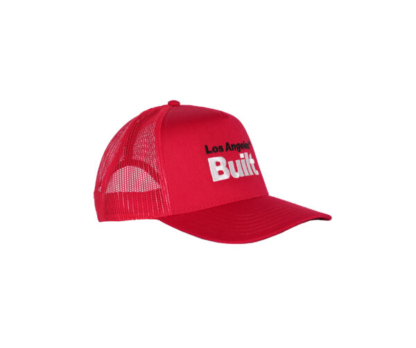 Los Angeles Built Logo Embroidered Cap - Middle - Red/Wht/Blk - Image 2