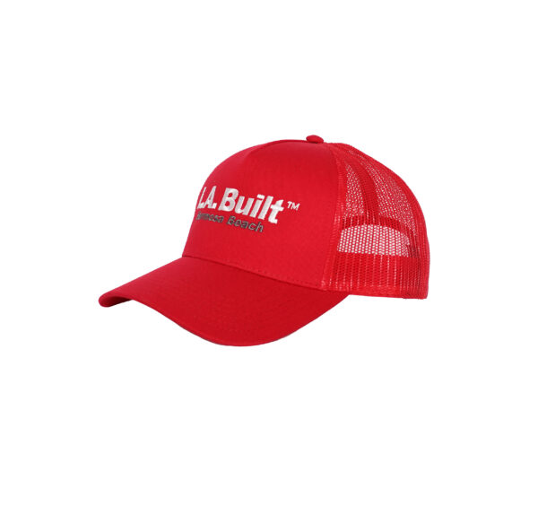 L.A. Built Logo Embroidered Cap Middle - Hermosa Beach - Red - Image 3