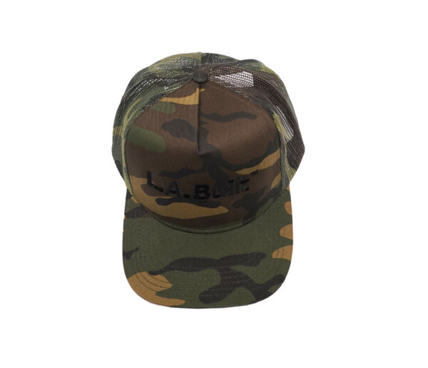 Los Angeles Built Logo Embroidered Cap Middle - Camo/Blk - Image 4