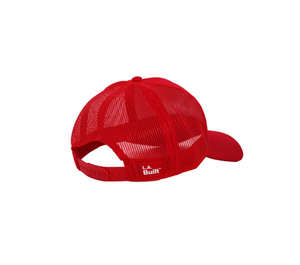 L.A. Built Logo Embroidered Cap Middle - Manhattan - Red - Image 5