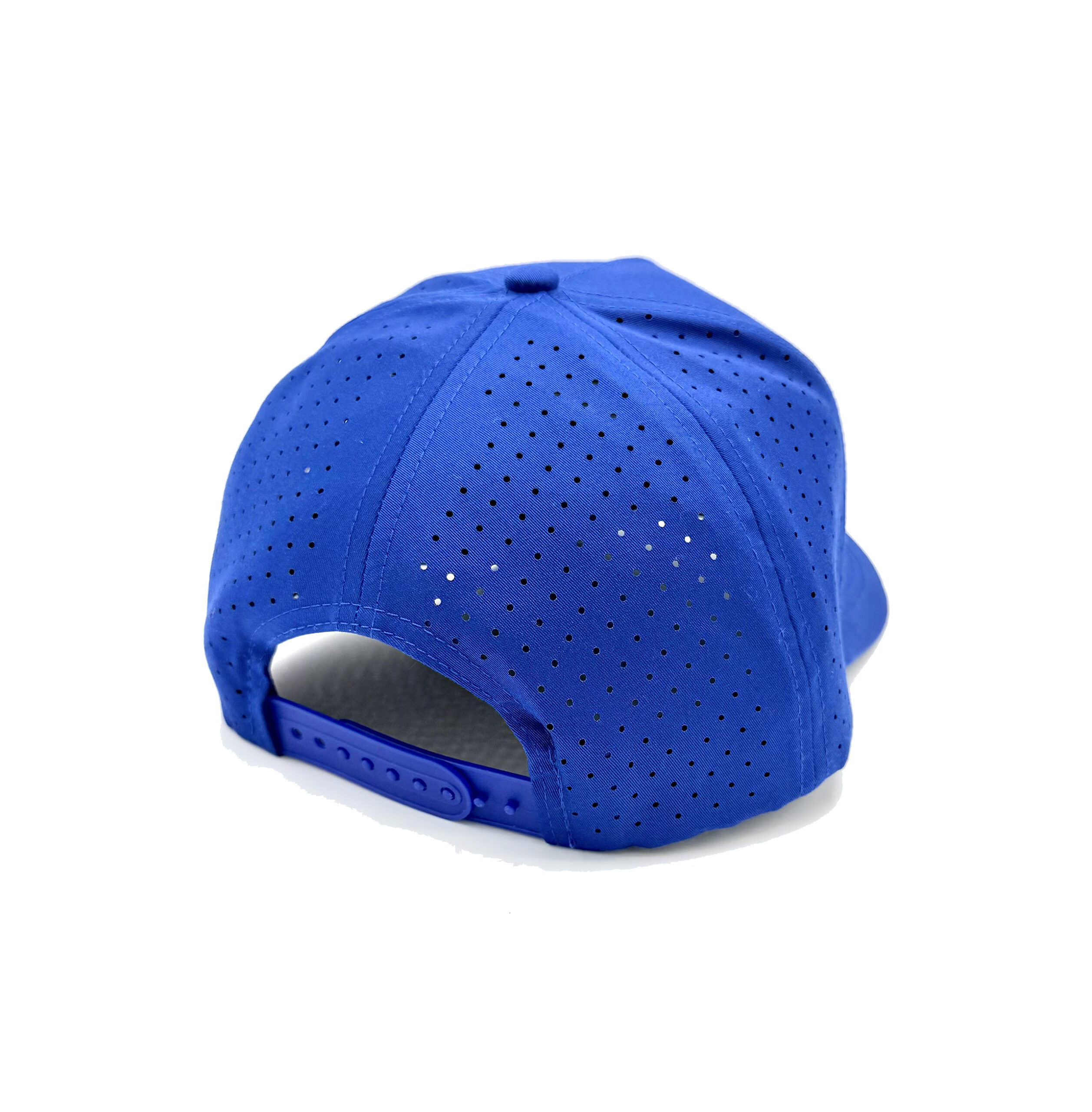 L.A. Built Embroidered 3D Puff Logo Cap/Hat v2 - Blu/Wht - Image 5