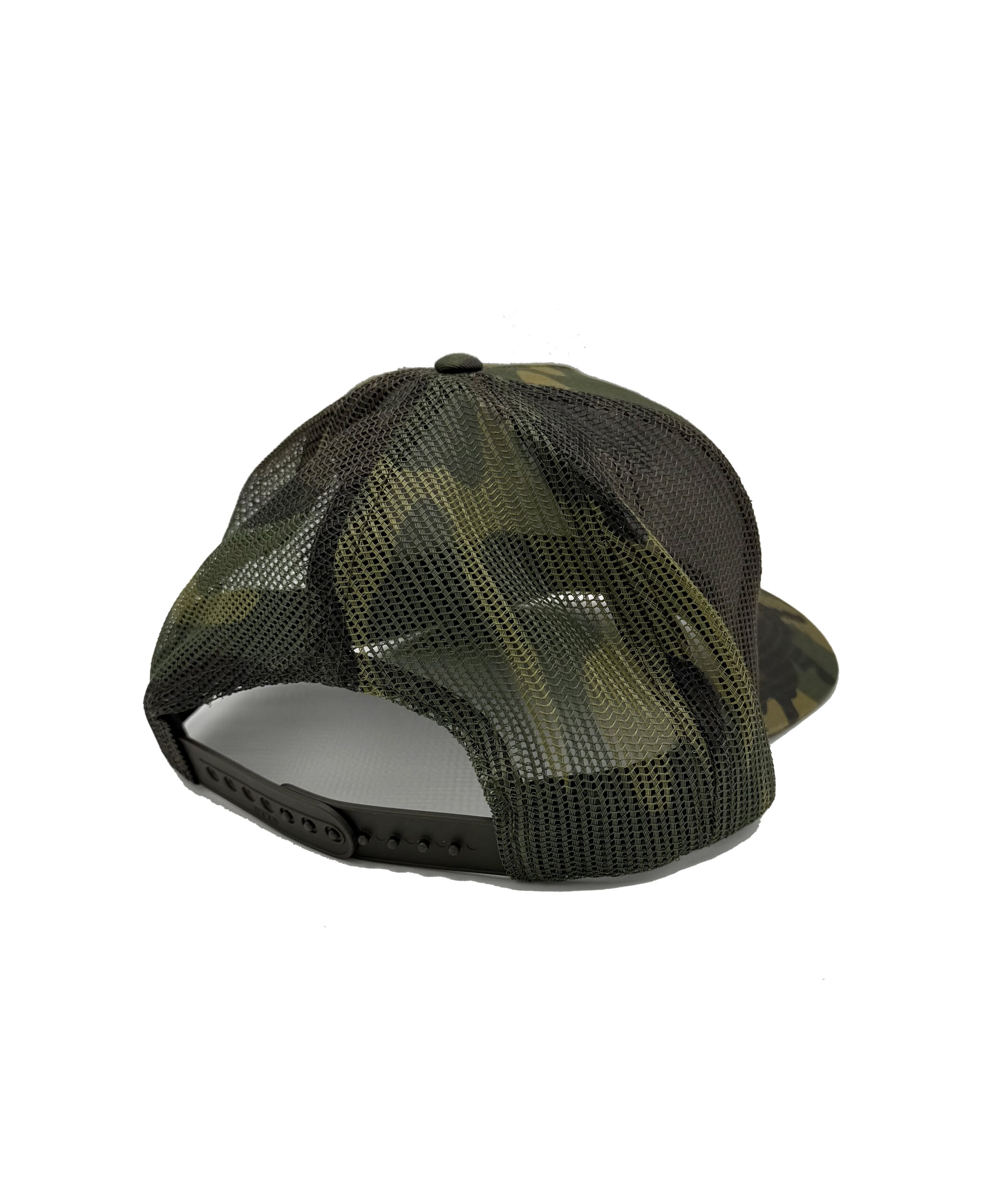 L.A. Built Embroidered Circle Logo Cap - Camo/Wht/Blk - Image 5